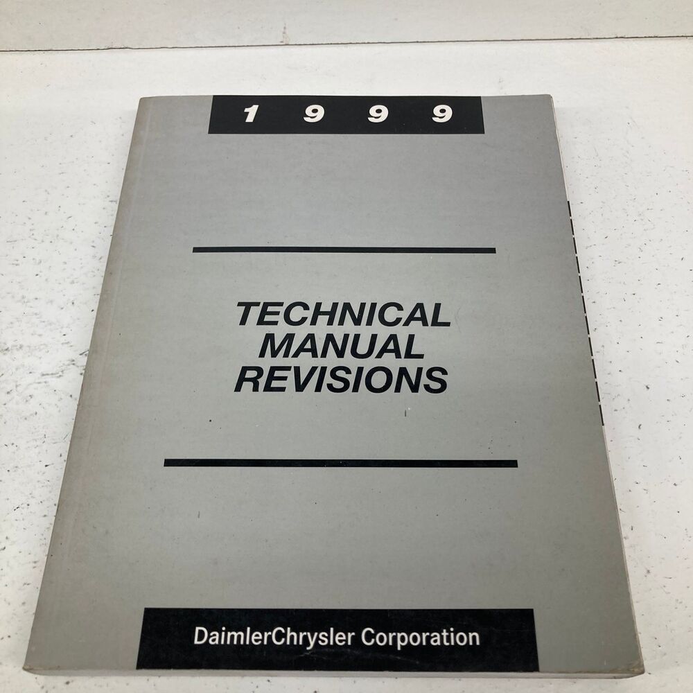 DaimlerChrysler Technical Manual Revisions 1999